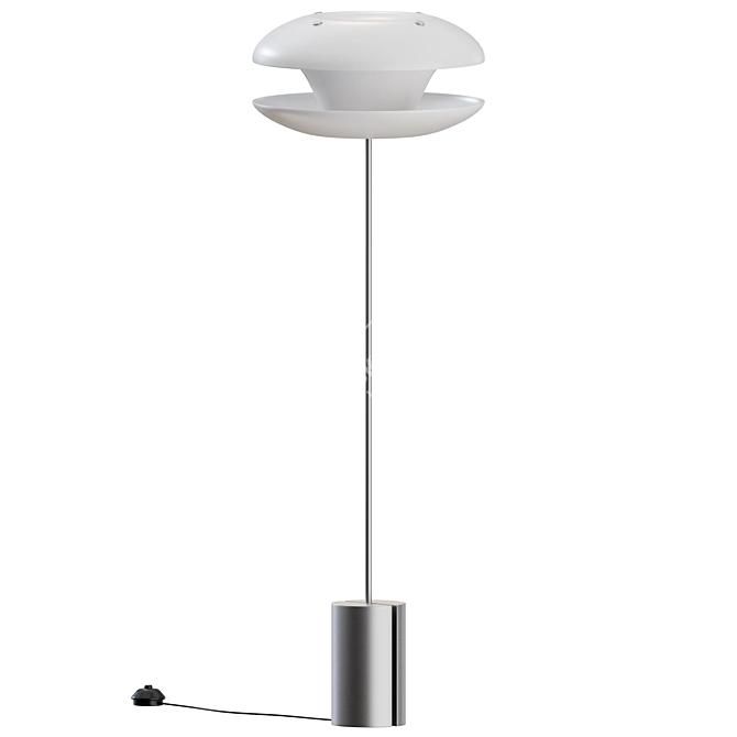 Sleek Yoyo Floor Lamp - Modern Lighting Solution 3D model image 2