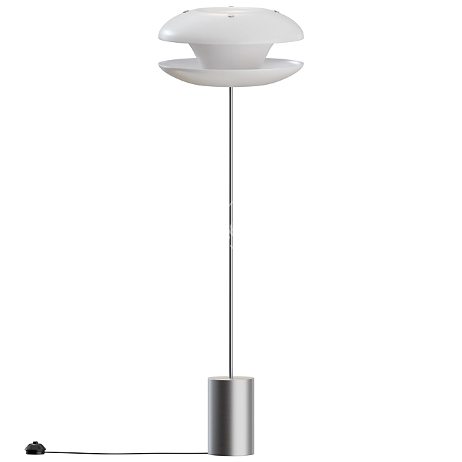 Sleek Yoyo Floor Lamp - Modern Lighting Solution 3D model image 6