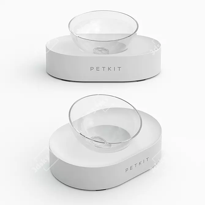 Petkit Fresh Nano: Adjustable Tilt Pet Bowl 3D model image 5