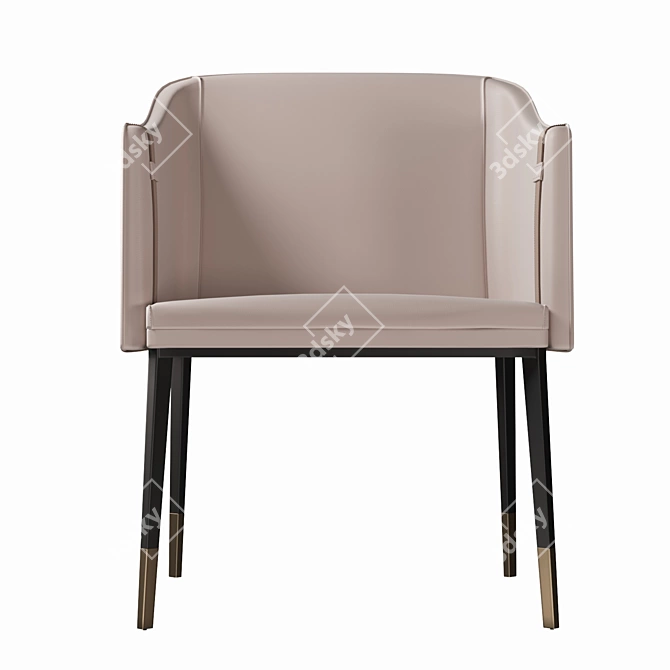 Sunpan Carter Wide Armchair 3D model image 3