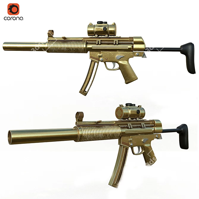 Sophisticated MP5Gold 2015: Exquisite Design & Superior Quality 3D model image 1