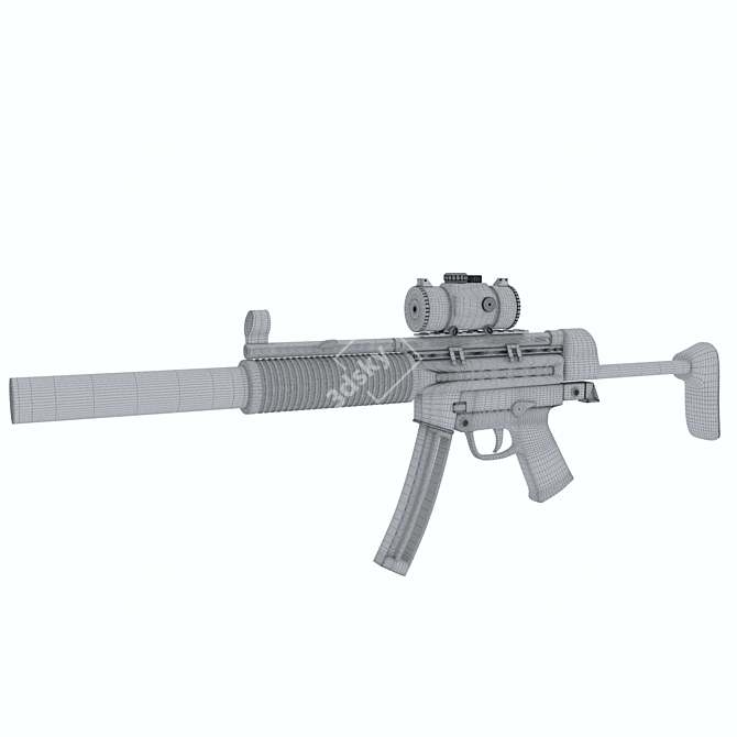 Sophisticated MP5Gold 2015: Exquisite Design & Superior Quality 3D model image 6