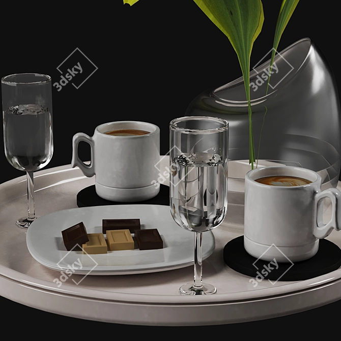 Elegant Decor Set: 3D Max, Corona, VRay 3D model image 2