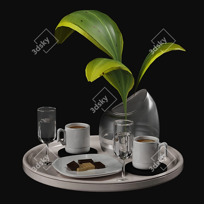 Elegant Decor Set: 3D Max, Corona, VRay 3D model image 4