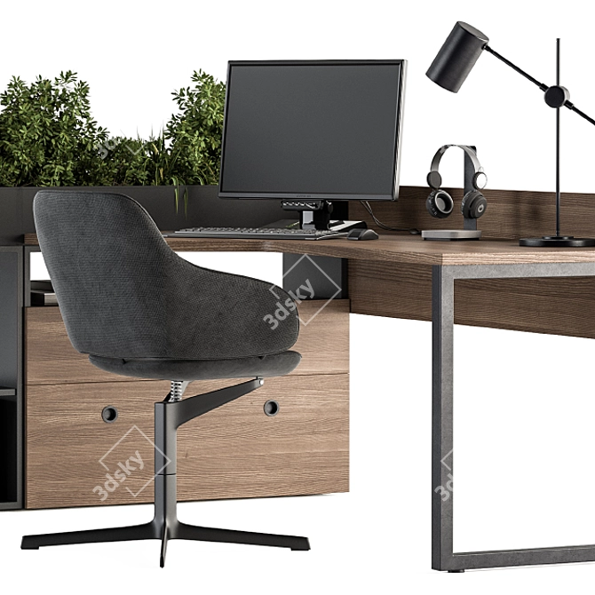 Elegant Office Set 46 - Boost Workplace Efficiency! 3D model image 5