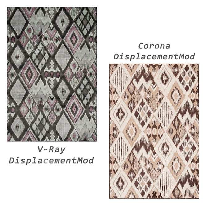 Versatile Rug Set: 6 Designs with VRayFur & Displacement
Dynamic 3D Rug Set: 6 Variants 3D model image 4