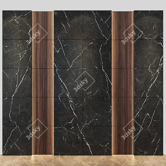 Elegant Wall Panel | 27 3D model image 1