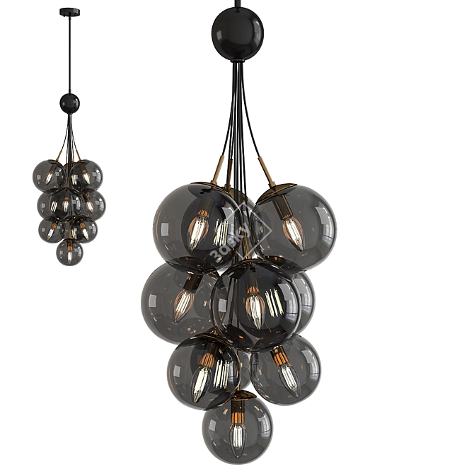 Elegant Farnese Chandelier: A Stunning Illumination 3D model image 1