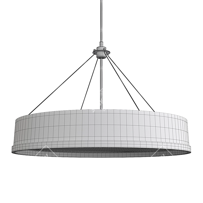 Elegant Pedesina Chandelier 3D model image 3