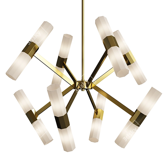 Elegant Marciano Chandelier 3D model image 1