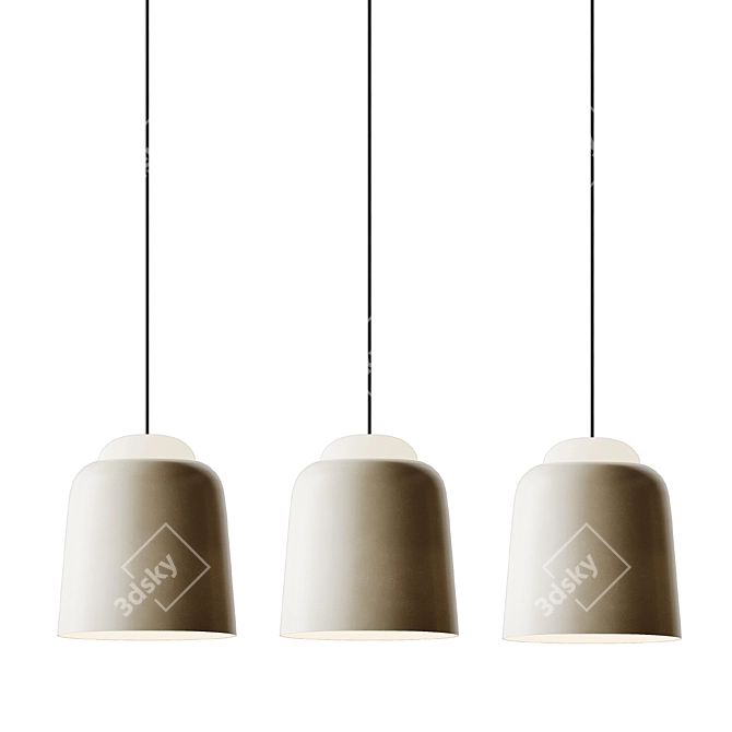 Elegant Teodora Suspension Light 3D model image 6