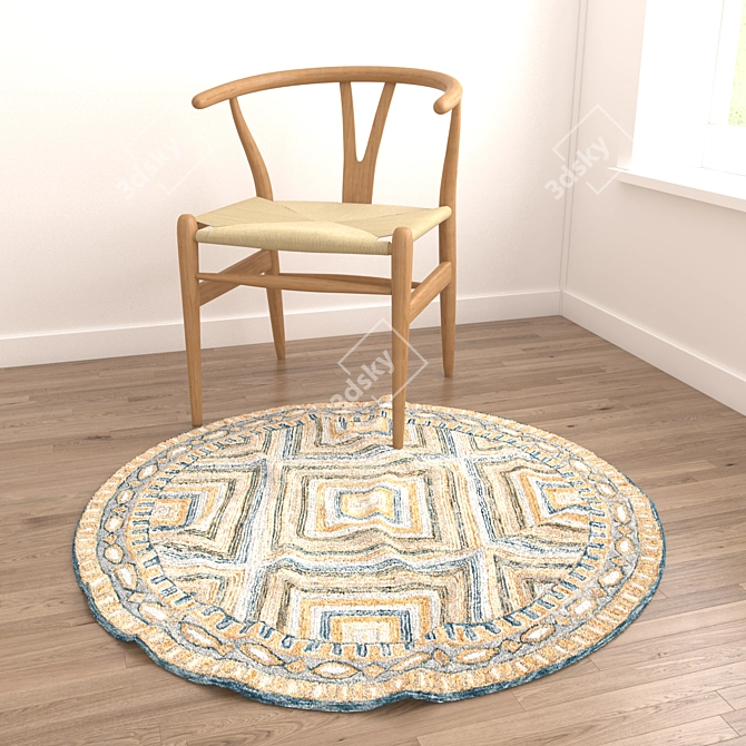 Versatile Rug Collection: VRayFur & Displacement 3D model image 5