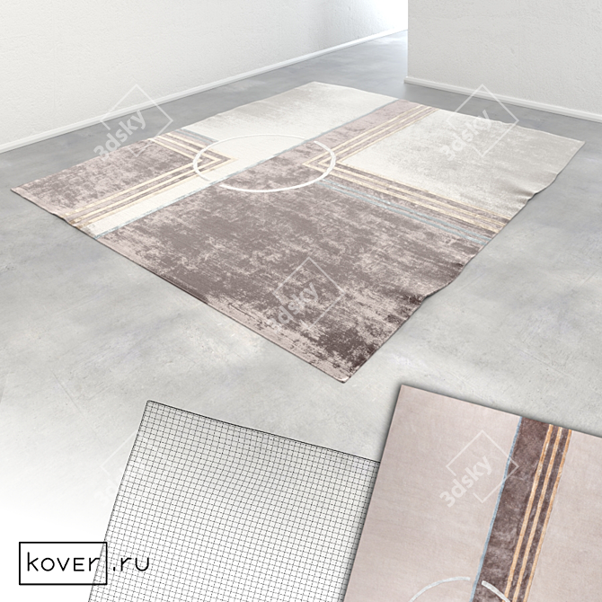 Geometric Art Carpets - Contemporary Style | Kover.ru 3D model image 2