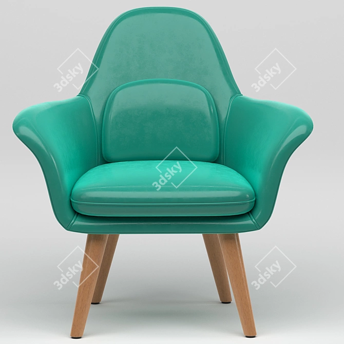 Istanbul Elegance Chair 3D model image 3