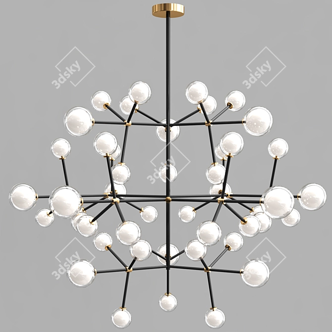 NABILA Glass Pendant Lamp by Tooy 3D model image 1