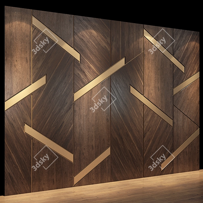 Stylish Panel | 28 Designs 3D model image 2