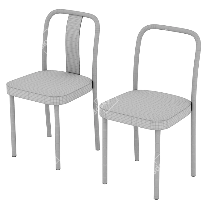 Stylish Sugiloo Chairs by Wiener GTV 3D model image 3