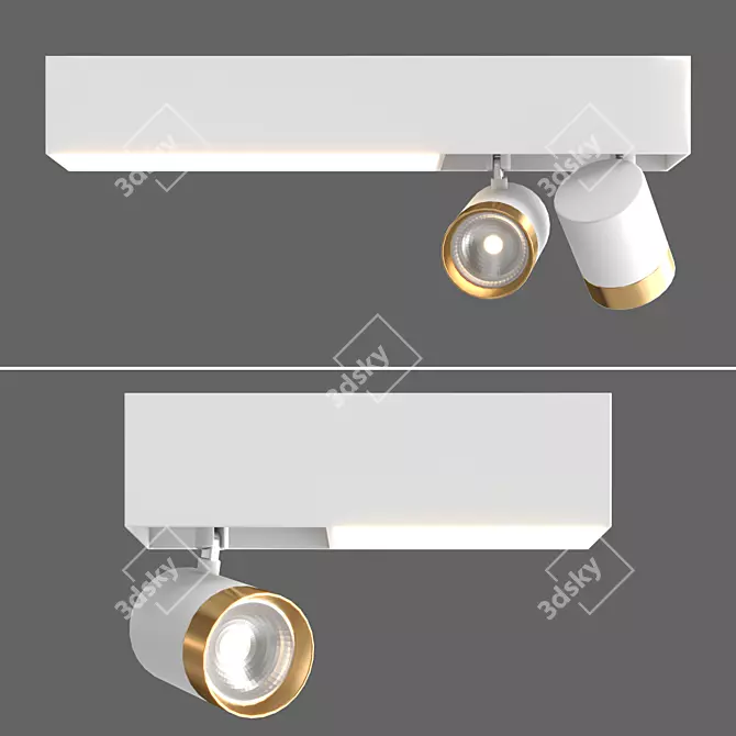 Stylish Stin Lighting Solution 3D model image 1