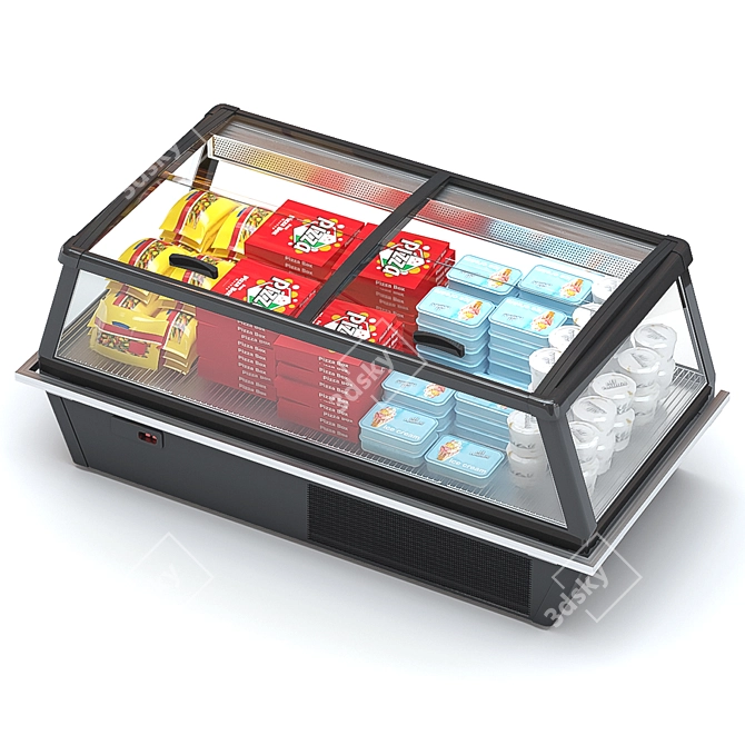 HitLine Refrigerated Display Case 3D model image 1