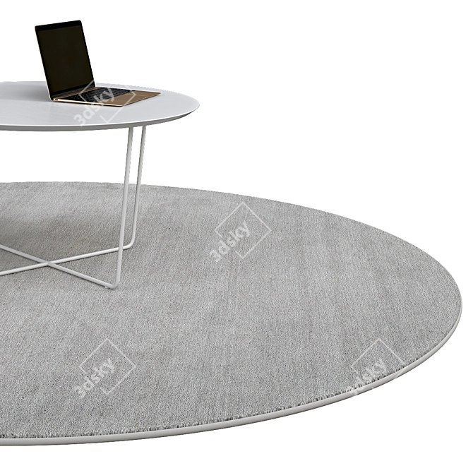 Elegant Circle Rugs | No. 214 3D model image 2