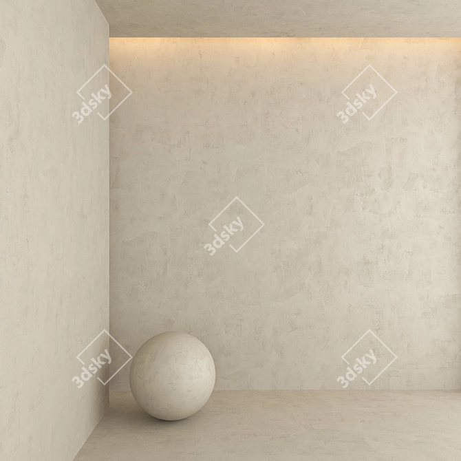 High-Quality Decorative Plaster 3D model image 4