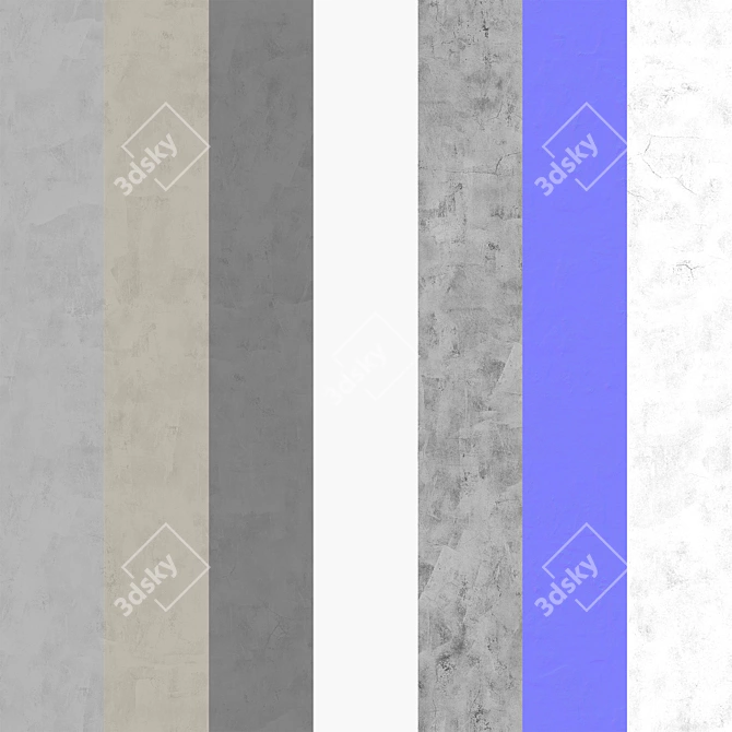 High-Quality Decorative Plaster 3D model image 7