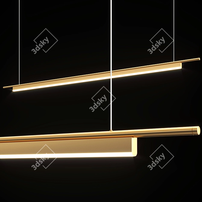 Elegant Coln Pendant Lamp 3D model image 1