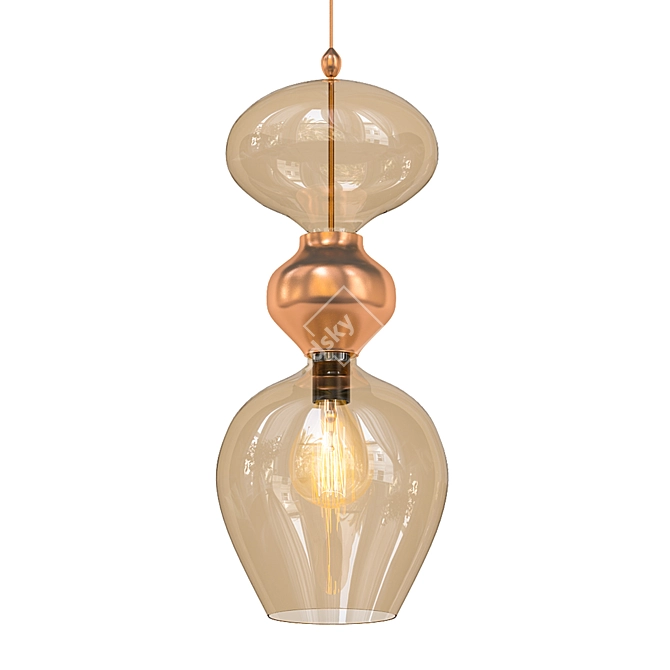 Futura XL Pendant Light: Elegant and Modern 3D model image 1