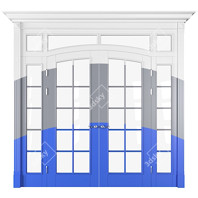 Modern Door Partition for Stylish Spaces 3D model image 1