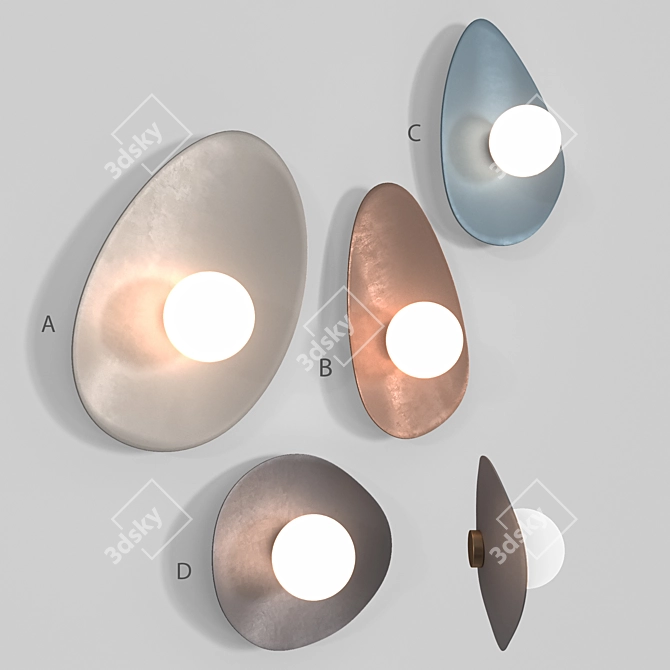 LIindis Wall Lamp: Modern & Stylish 3D model image 2