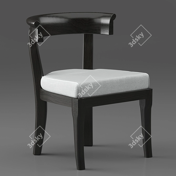 Eleganza Chair by Promemoria 3D model image 4