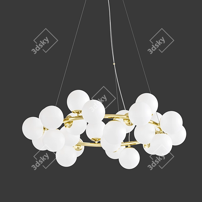 Modern DNA SP25 Pendant Light 3D model image 2