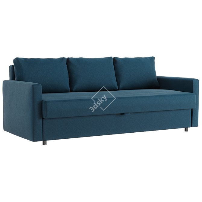 IKEA FRIHETEN Sofa Bed - Comfortable and Stylish 3D model image 7