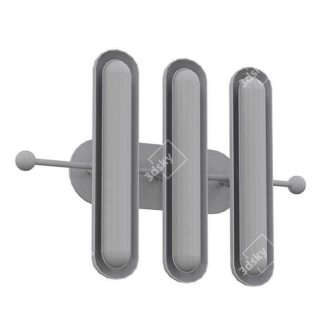 Modern Circuit Design Light 3D model image 2