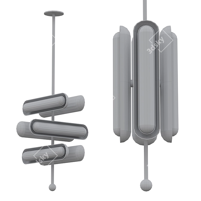 Sleek and Sturdy Circuit Organizer 3D model image 2