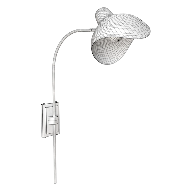 Elegant Pelham Sconce: Contemporary Wall Lamp 3D model image 3