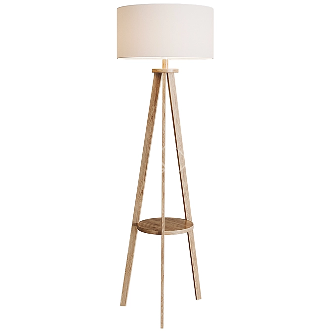 Fjørde & Co Tripod Floor Lamp 3D model image 1