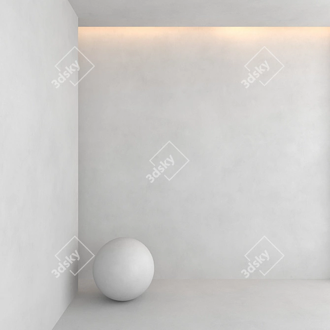 Decorative Plaster for High-Quality Rendering 3D model image 3