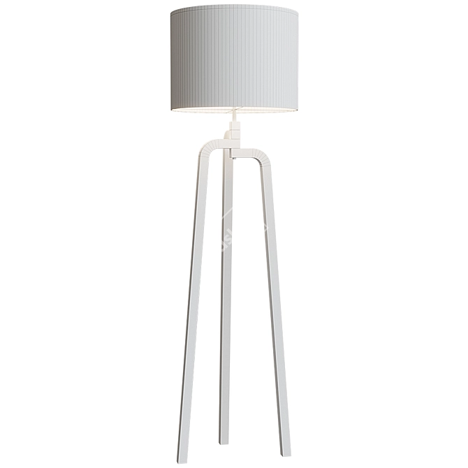 Modern Harrington Tripod Floor Lamp 3D model image 2