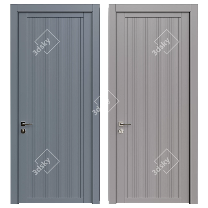 Modern Interior Door | Render Vray | 3D Model 3D model image 1