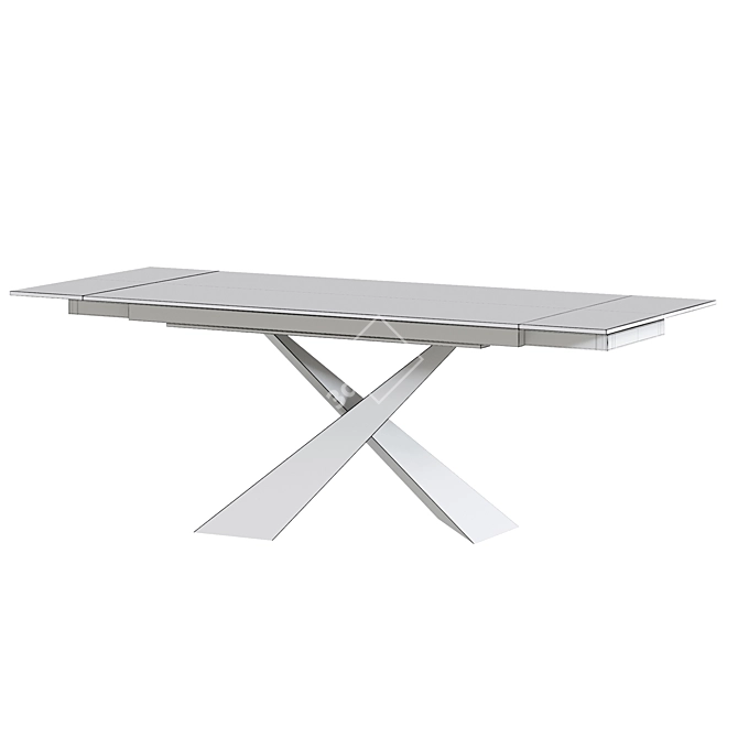 Savoy Ceramic Extendable Table 3D model image 2