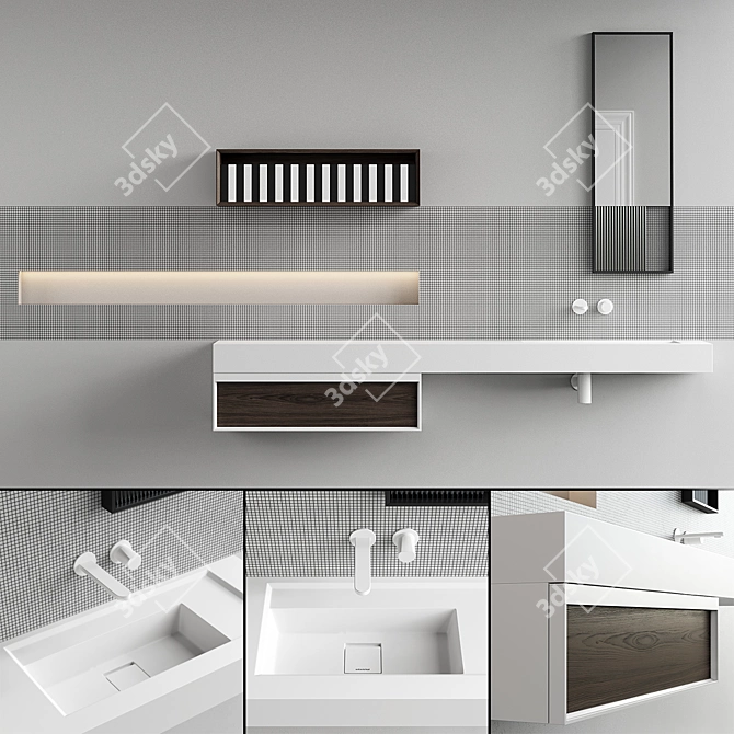 Antonio Lupi Bemade Vanity Set 3D model image 1