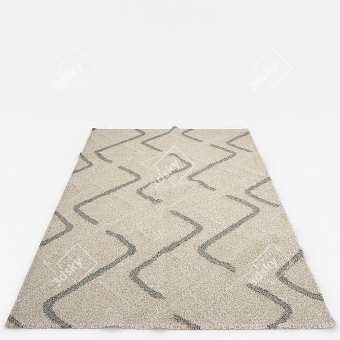 Versatile Set of 6 Rugs 3D model image 6