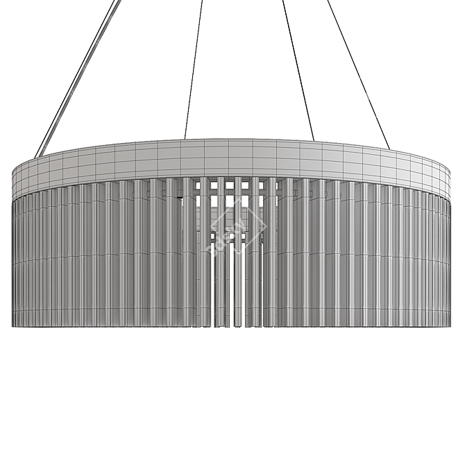 Elegant Ranenna Chandelier 3D model image 2