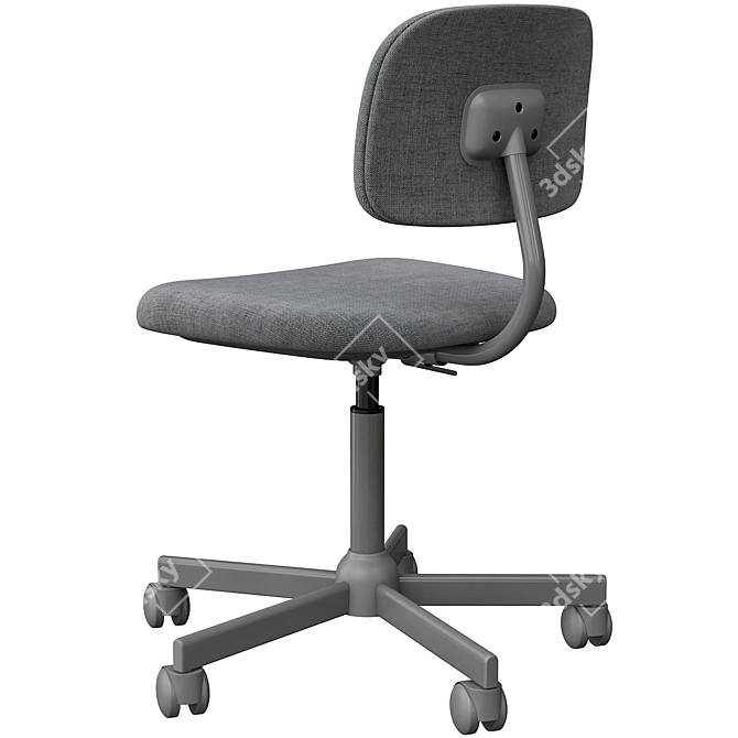 Ergonomic Work Chair: BLECKBERGET 3D model image 2