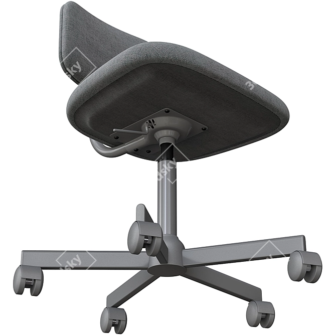 Ergonomic Work Chair: BLECKBERGET 3D model image 5