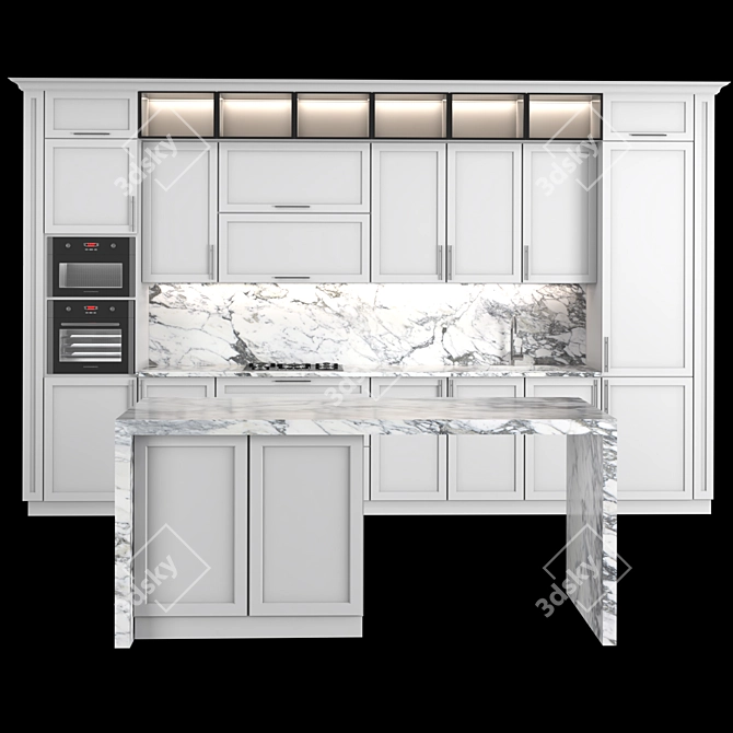 33 Classic Kitchen 2015: Millimeters, V-Ray, Corona, 3Ds Max, FBX 3D model image 5