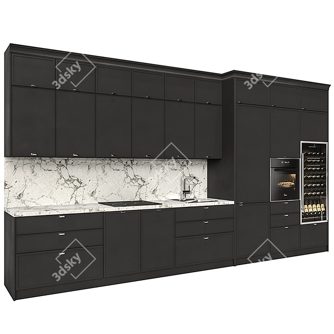 Empire Kitchen: Modern Elegance 3D model image 1