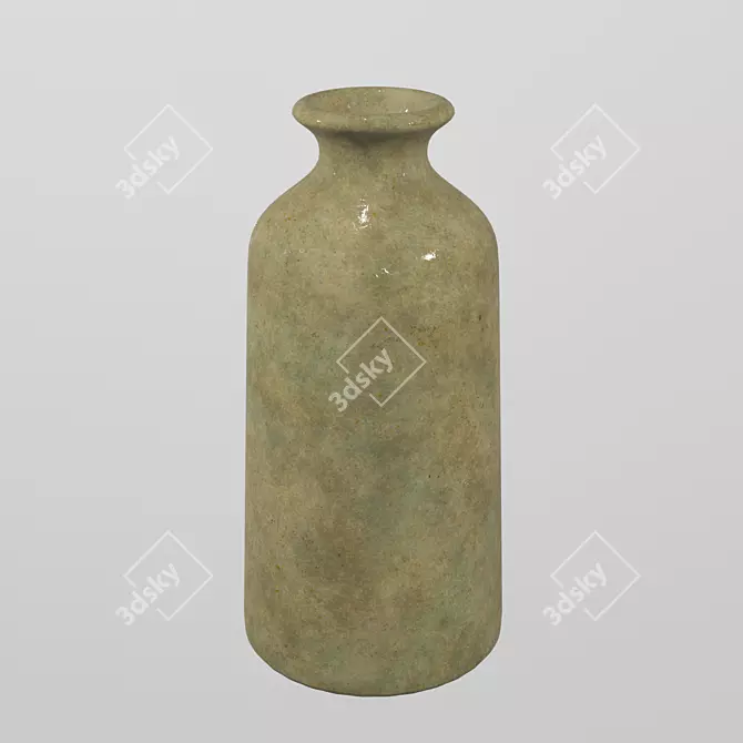 Elegant Ceramic Vase for Home 3D model image 2