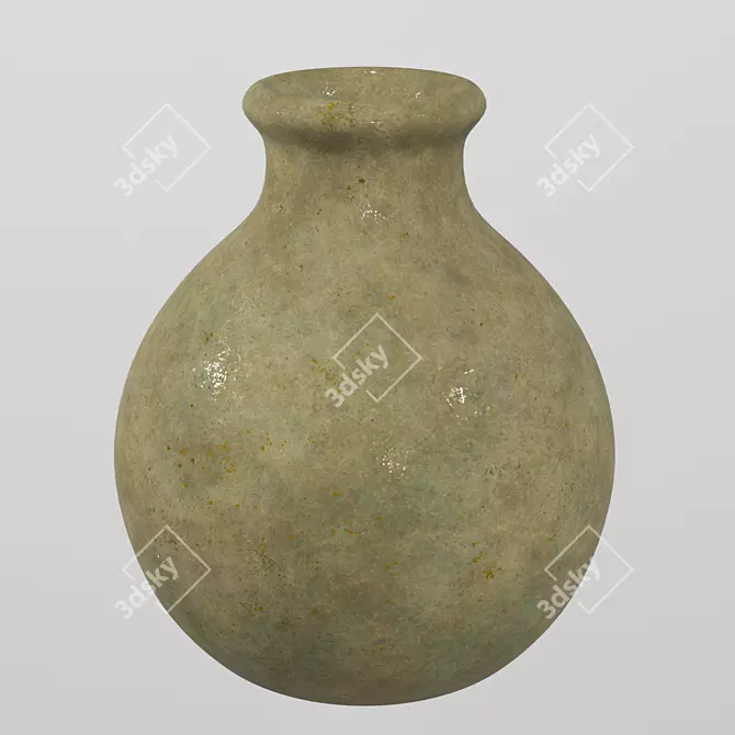 Elegant Ceramic Vase for Home 3D model image 4